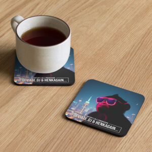 Cork-back coaster
